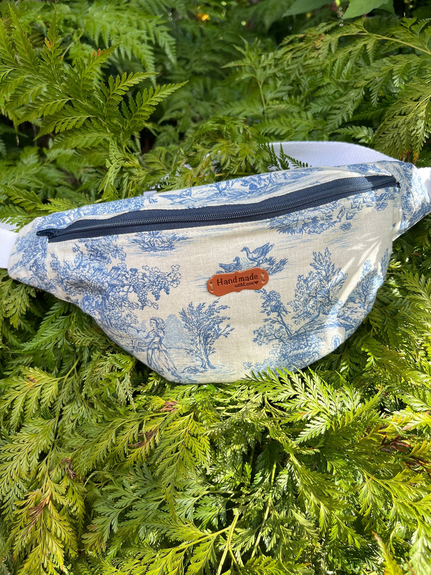 Sac banane large - imprimé minimaliste