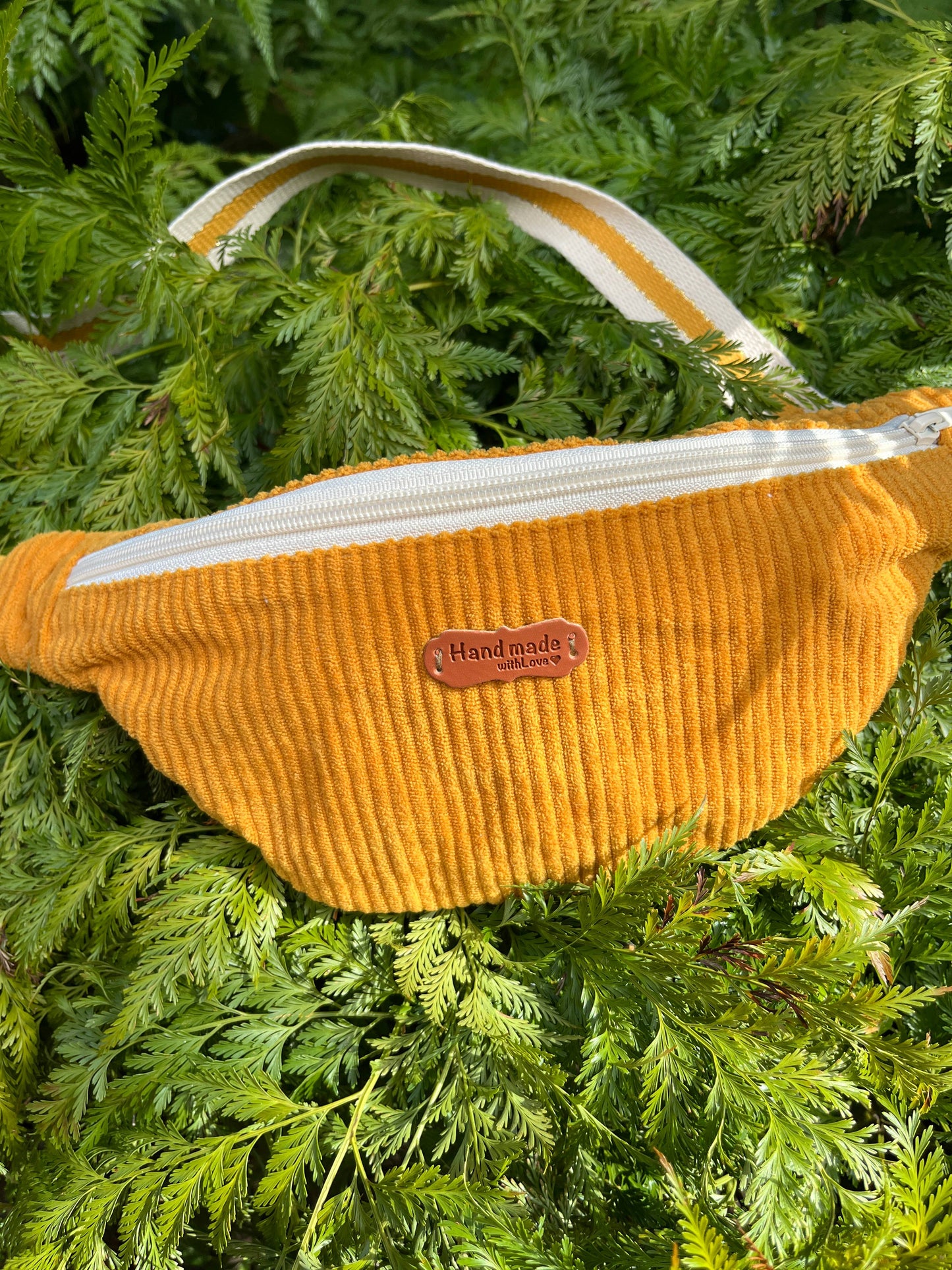 Sac banane - velours côtelé
