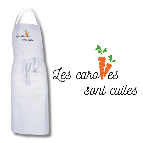 Tablier de cuisine - Les carottes sont cuites