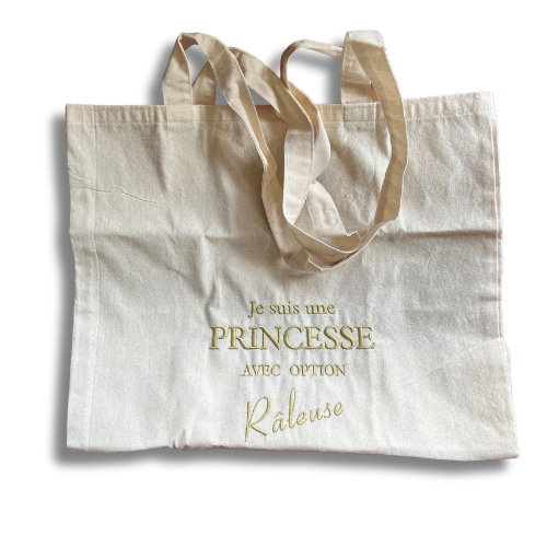 Tote bag - Je suis une princesse avec option râleuse