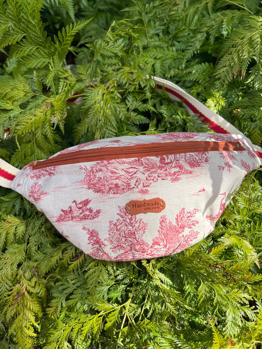 Sac banane large - imprimé minimaliste